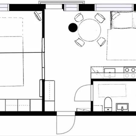 Modern 2 Bedroom In Centre Apartman Helsinki